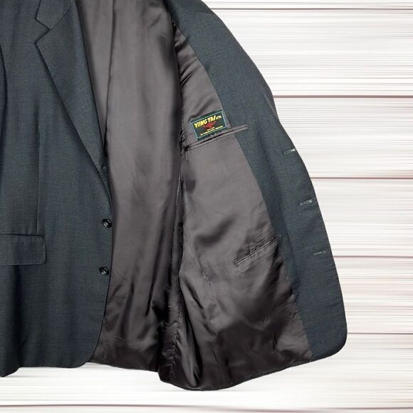 YING & TAI & ERMENEGILDO ZEGNA Wool Suit Jacket Suit Coat - Picture 8 of 12